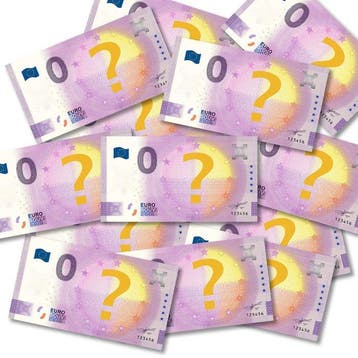 World. 0 Euro Banknote verrassingspakket (20 biljetten)