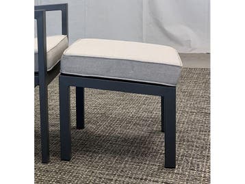 Te Velde tuinmeubelen palazzo voetenbank licht, Tuin en Terras, Tuinstoelen, Nieuw, Aluminium