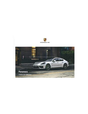 2018 PORSCHE PANAMERA HARDCOVER BROCHURE FRANS, Nieuw, Porsche, Author