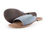 Lazamani Slippers in maat 41 Blauw, Slippers, Lazamani, Zo goed als nieuw, Verzenden