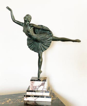 original rare large dancer / Danseuse / Tänzerin - Carlier -