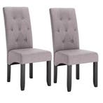 Set van 2 Eetkamerstoelen – Hoge Rugleuning en Houten Poten, Huis en Inrichting, Stoelen, Verzenden, Nieuw