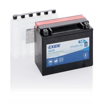 Exide AGM 12V accu | ETX20H-BS | 12V 18Ah, Auto-onderdelen, Accu's en Toebehoren, Ophalen of Verzenden, Nieuw