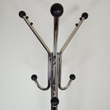 Kapstok - verchroomd staal met kunststof elementen - Vintage