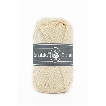 Durable Coral 2172 Cream - Haakgaren / Breigaren, Hobby en Vrije tijd, Breien en Haken, Ophalen of Verzenden, Nieuw, Breien of Haken