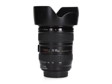 Canon EF 24-105mm f/4 L IS USM - Zoomlens - 1 jaar garantie, Ophalen of Verzenden, Zo goed als nieuw