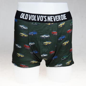 Onderbroek VOLVO Old Volvos never die GROEN, Ophalen of Verzenden, Nieuw