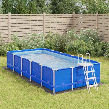 vidaXL Zwembadgrondzeil 500x250 cm polyester geotextiel, Verzenden, Nieuw
