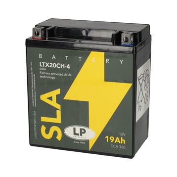 Landport (LP) SLA LTX20CH-4 motor accu 12 volt 19 ah (51808, Motoren, Ophalen of Verzenden, Nieuw