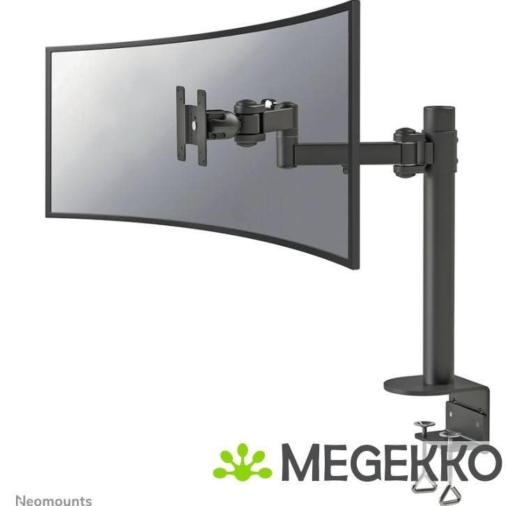 Neomounts FPMA-D960BLACKPLUS Bureausteun 49  Klem Zwart, Computers en Software, Monitoren, Nieuw, Verzenden