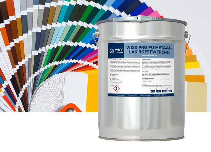Wixx PRO PU Metaallak Roestwerend Mengkleur 10L, Doe-het-zelf en Verbouw, Verf, Beits en Lak, Lak, Overige kleuren, Nieuw, 5 tot 10 liter