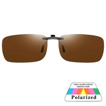 Fako Sunglasses - Clip On Voorzet Zonnebril Gun Metal -, Verzenden, Nieuw