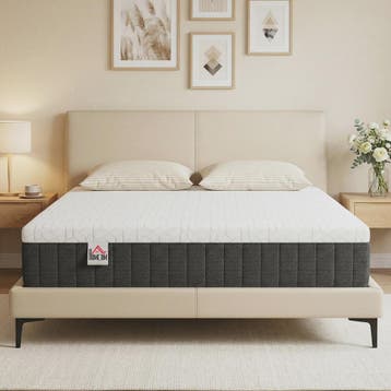 HOMCOM Matras 140x190 cm - 25 cm Dik, Traagschuim & 7-Zone P, Huis en Inrichting, Verzenden, Nieuw