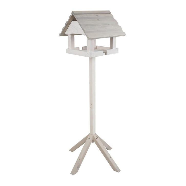 Vogelvoederhuis op Paal Grey/White Wash – Apex Design, Tuin en Terras, Vogelhuisjes en Vogelbaden, Nieuw, Verzenden