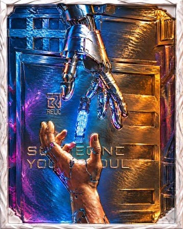AT9 - Biochip Relic: Metallic Style, Nieuw
