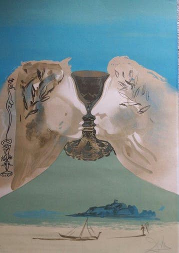 Salvador Dali (1904-1989) - The Chalice of Love