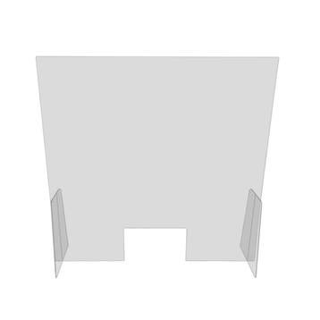 GGM Gastro | Spatscherm - Plexiglas - 600x800mm - met |, Huis en Inrichting, Verzenden, Nieuw, Effen