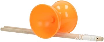 Diabolo (10cm) - Oranje | HOT Games - Buitenspeelgoed, Kinderen en Baby's, Verzenden, Nieuw