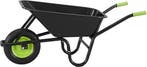 2dekans | Kruiwagen 100 Liter - Luchtbanden - Zwart - Max., Ophalen of Verzenden, Zo goed als nieuw, Juskys