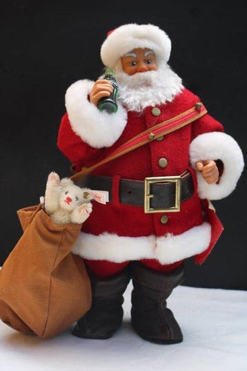 Steiff: Kerstman Coca-Cola 1999, EAN 670350 - Teddybeer -