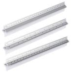 Hofftech Driekantige aluminium schaallat - 6 schaalverdel..., Ophalen of Verzenden, Nieuw