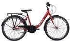 SCOOL chiX Steel 24 Rood - Wit 3-Speed 8+, Fietsen en Brommers, Fietsen | Kinderfietsjes, Verzenden, Nieuw