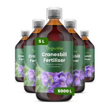 Ooievaarsbek Vloeibare meststof - 5x1 liter, Verzenden, Mest
