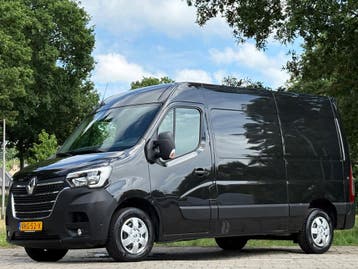 Renault Master T33 2.3 dCi 135 L2H2 Work Edition* Navi*Cruis, Stof, Gebruikt, Renault, Zwart