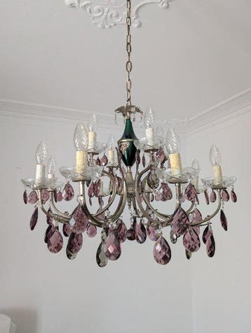 Plafondlamp - Kristal - 12 lichtpunten