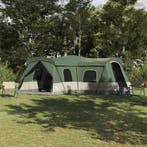 vidaXL Tent voor 16 personen met dak Groen 680 x 510 x 210, Verzenden, Nieuw