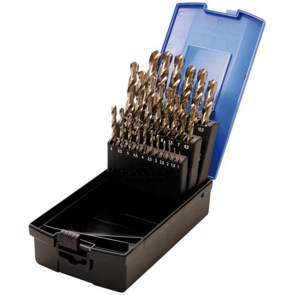 Borenset Metaal HSS-G 25 dlg, 1-13mm (Gereedschap), Auto diversen, Autogereedschap, Nieuw, Verzenden