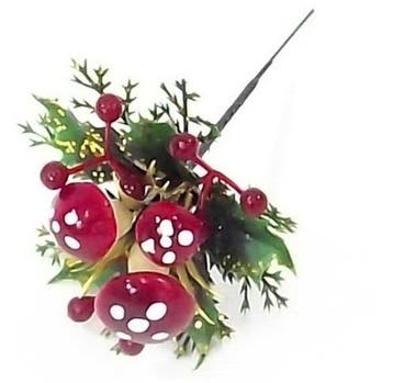 Kerstbijsteker Herfst XMAS Paddenstoel Besjes Doos 96 stuks, Ophalen of Verzenden, Nieuw