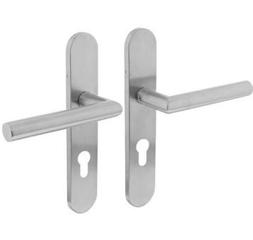 Intersteel deurklink Jura op verdekt schild ovaal PC92 mm, Verzenden, Nieuw