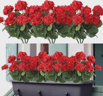 Zijden Begonia Kunstbloem - UV-bescherming voor Buiten & Bin, Verzenden, Nieuw