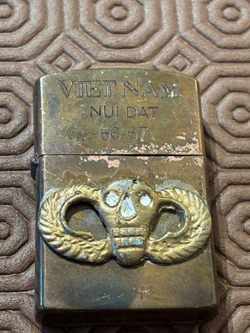 Zippo - Rare Zippo Vietnam NUI DAT 66-67 Brass -, Nieuw