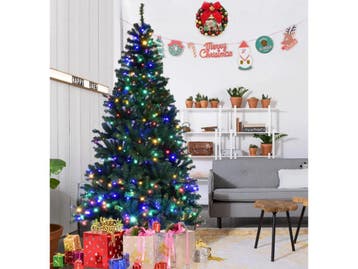 Coast Kunstkerstboom - 210 cm - Ingebouwde LED-verlichting -, Diversen, Kerst, Verzenden, Nieuw
