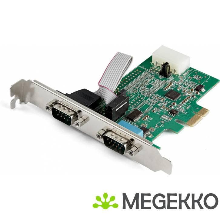 StarTech.com 2-poorts PCI Express RS232 serile adapterkaart, Computers en Software, Netwerkkaarten, Nieuw, Verzenden
