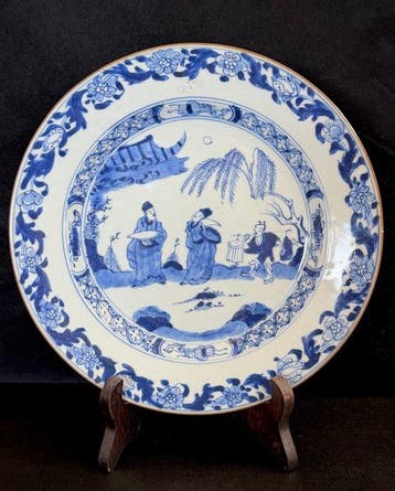 plaat - Porselein - China - Qianlong (1736-1795)