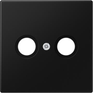 Jung LS990 centraalplaat CAI grafietzwart mat LS990TVSWM, Nieuw, Stopcontact