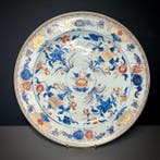 Ø42,2 cm ZEER GROOT ANTIEK CHINESE VERGULDE IMARI CHARGER /