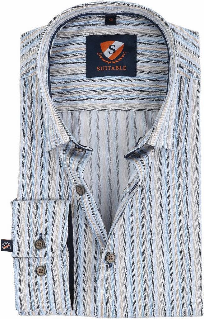 Suitable Overhemd Herring Print maat 41 Heren, Kleding | Heren, Overhemden, Nieuw, Verzenden