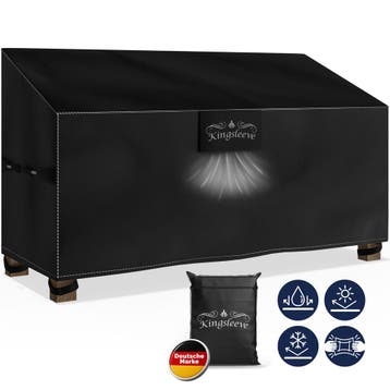 Zeildoek tuinbank antraciet 134x66x63/89cm 9100mm waterkolom, Verzenden, Nieuw