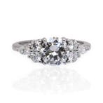 Ring - 18 karaat Witgoud - 2.04ct. tw. Diamant (Natuurlijk), Nieuw