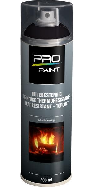Pro paint hittebestendig 1 stuk, 500 ml, zwart, Verzenden, Nieuw