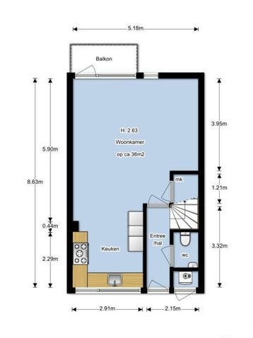 Te Huur 5 Kamer Appartement Karel Doormanlaan In Hilversum, Direct bij eigenaar, Noord-Holland, Hilversum, Appartement