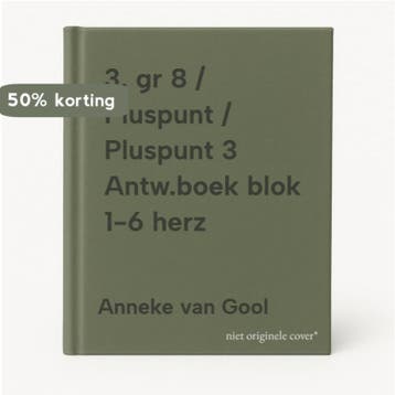 3. gr 8 / Pluspunt / Pluspunt 3 Antw.boek blok 1-6 herz, Boeken, Schoolboeken, Verzenden, Gelezen, Anneke van Gool