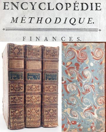Panckoucke - Encyclopédie Méthodique: Finances. - 1784-1787, Antiek en Kunst