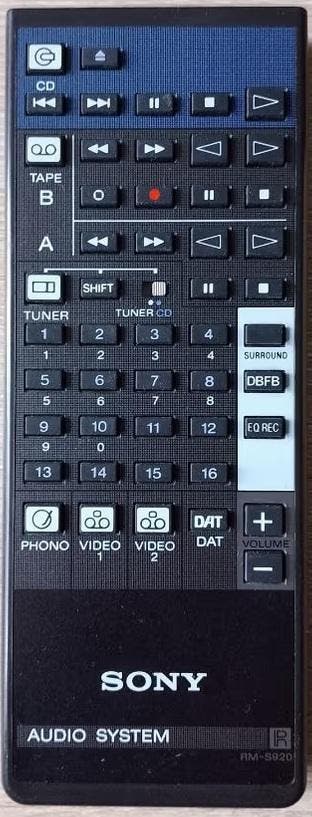 Afstandsbediening Sony rm-s920 lbt-v902, Ophalen of Verzenden, Nieuw, Origineel