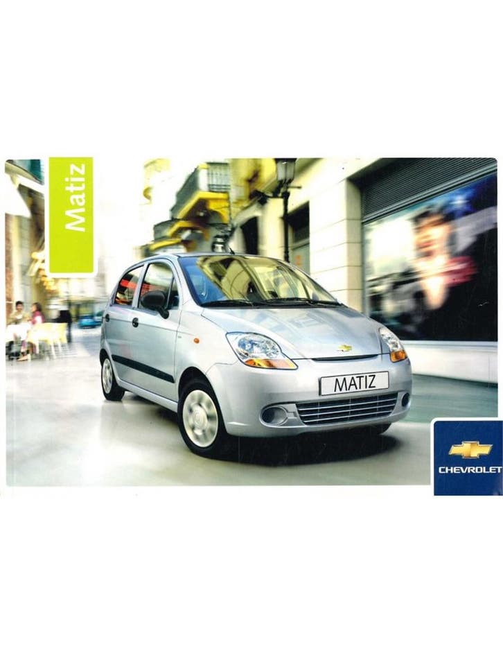 2007 CHEVROLET MATIZ INSTRUCTIEBOEKJE NEDERLANDS, Auto diversen, Handleidingen en Instructieboekjes