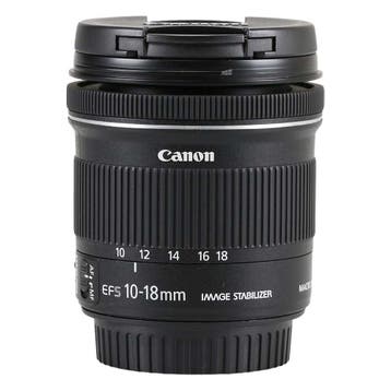 Canon EF-S 10-18mm f/4.5-5.6 IS STM met garantie, Gebruikt, Canon, Canon EF-S, Groothoeklens